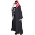 A-Line with Butterfly Sleeve abaya